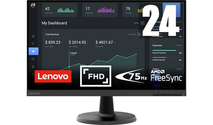 Lenovo 23.8 inch Gaming Monitor - G24e-20