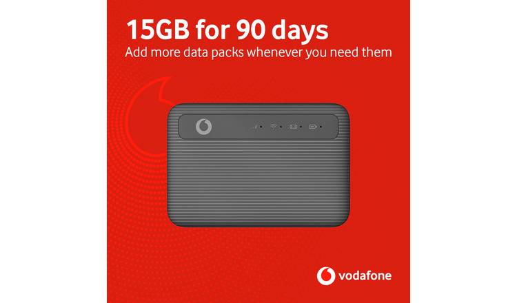 Vodafone 4G 15GB Mobile Wi-Fi Hotspot