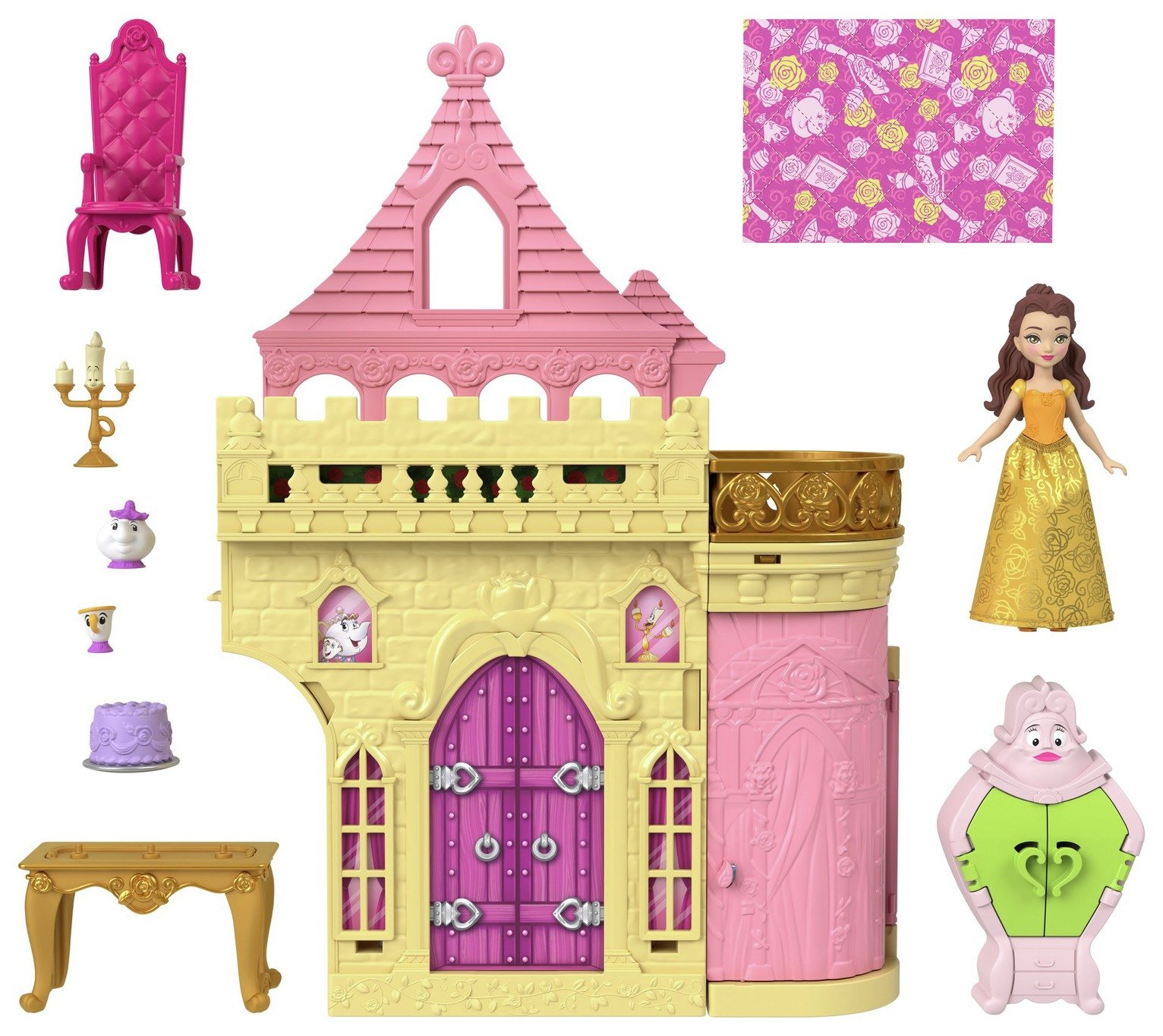 Disney Princess Storytime Stackers Belle Doll and Playset