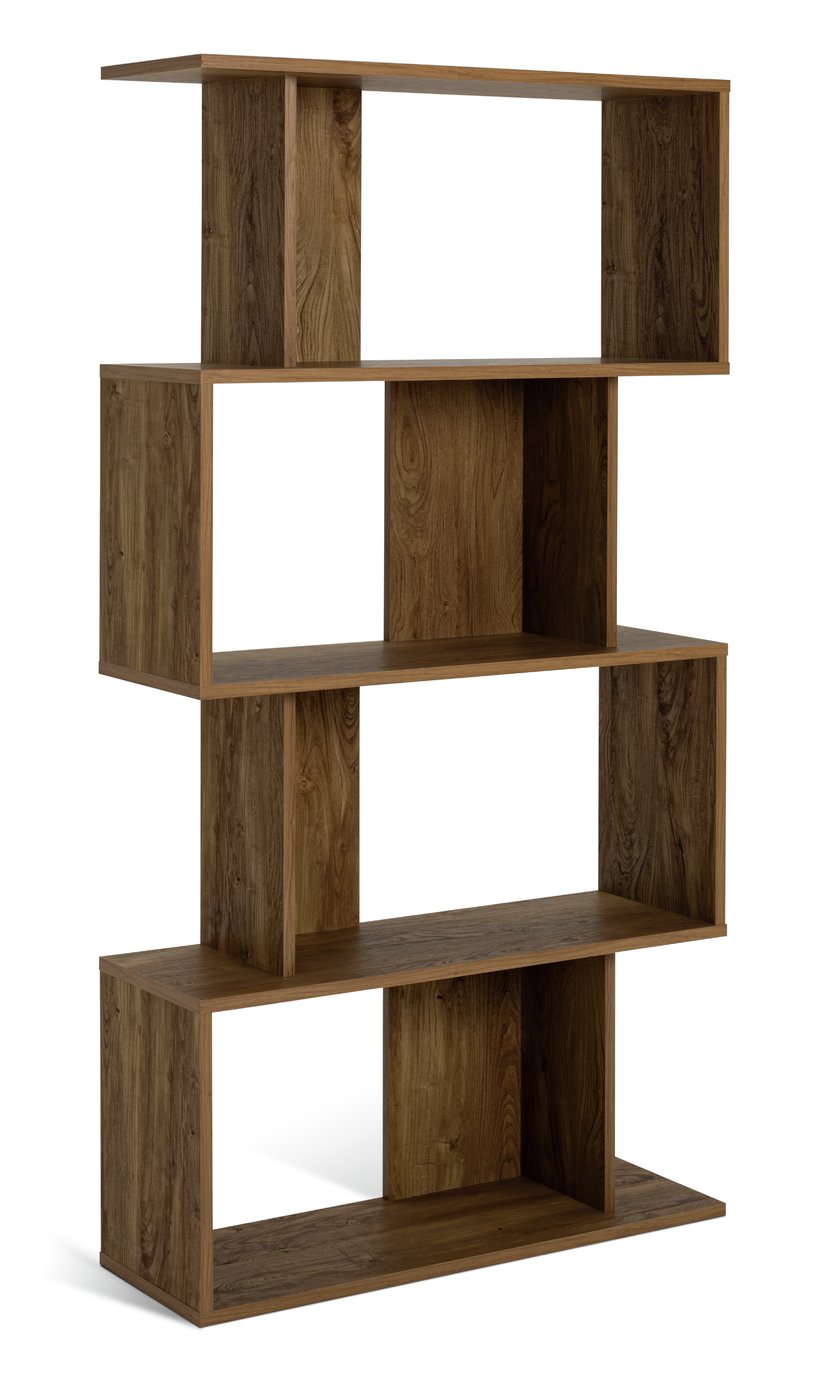 Buy Habitat Nomad Blocked Bookcase Oak Bookcases and shelving units  Argos