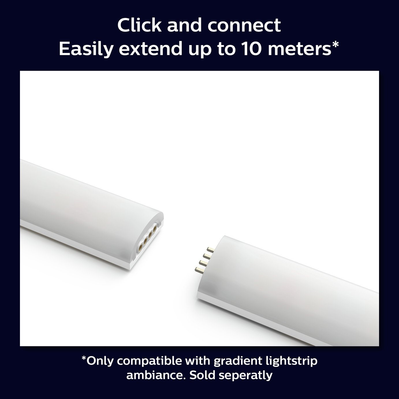 Buy Philips Hue Smart 2M Lightstrip 1M Extension | Smart light