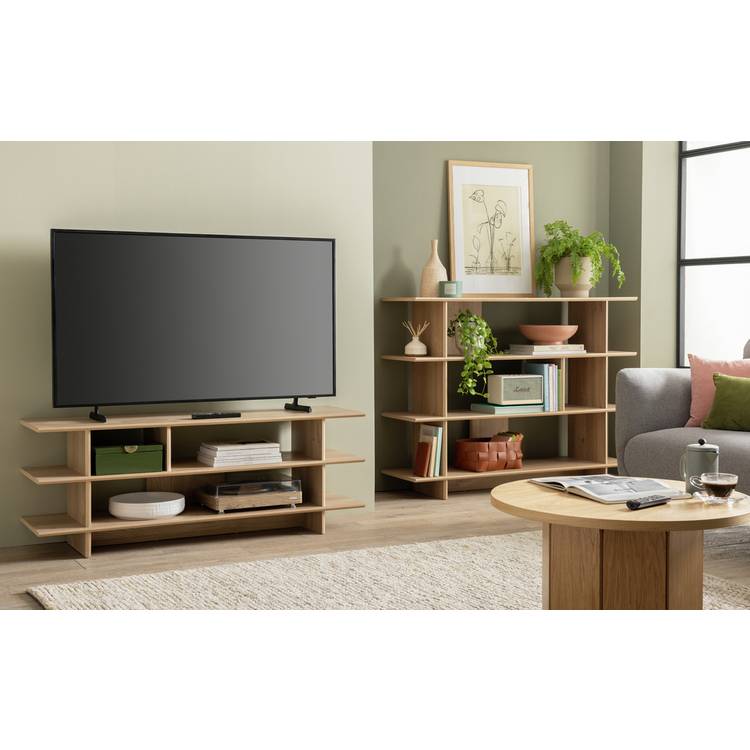 Habitat Raymond TV Unit - Oak  0