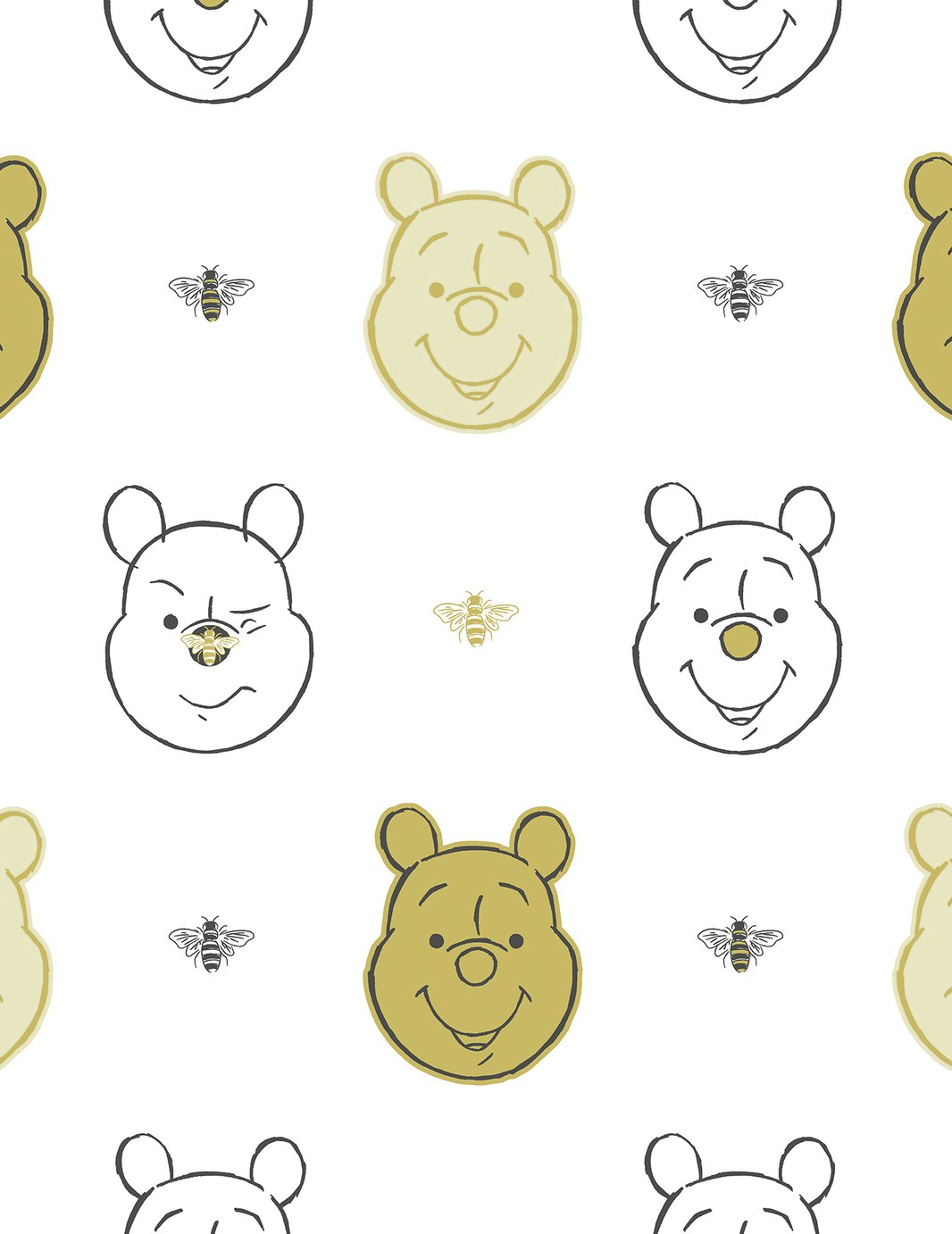 Disney Winnie the Pooh Bee Gold Wallpaper Review