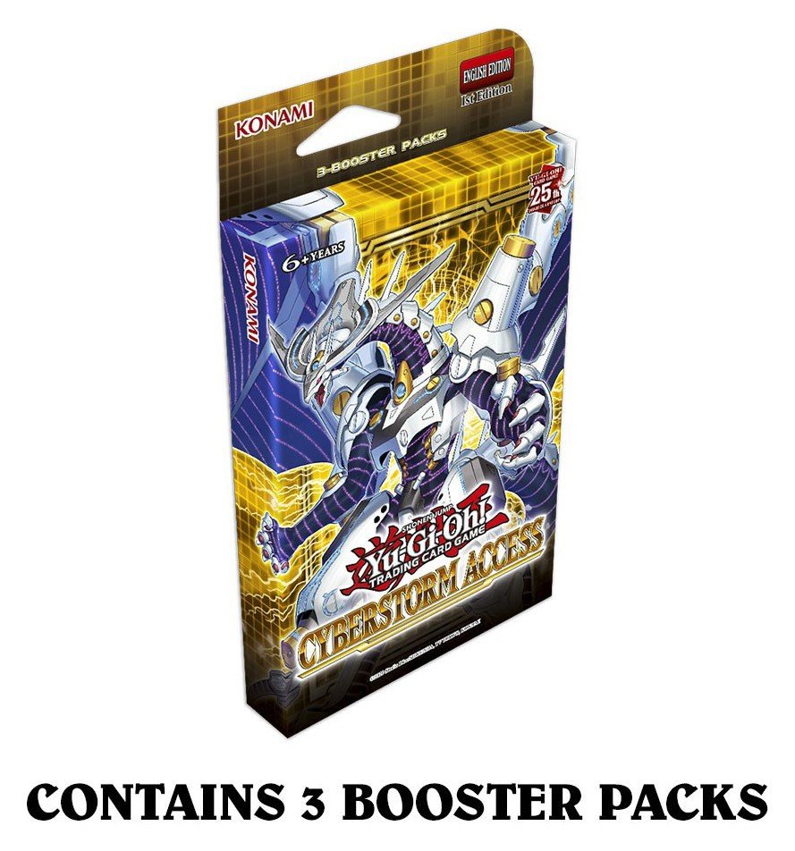 Yu-Gi-Oh Cyberstorm Access 3 Pack Card Game