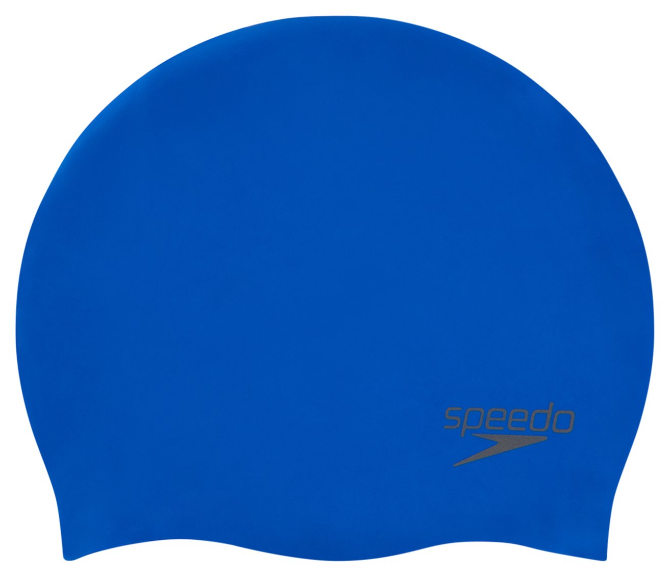 Speedo Moulded Silicone Swim Cap - Blue