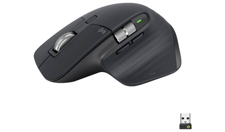 Extremisten Schatting uitzetten Buy Logitech MX Master 3S Wireless Mouse - Black | Laptop and PC mice |  Argos