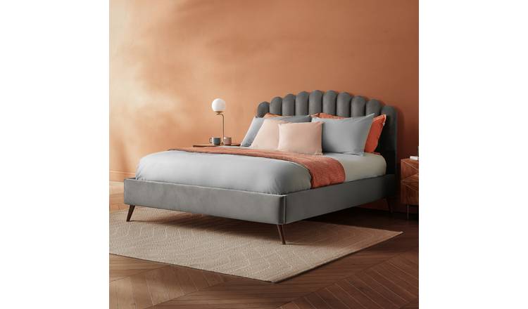 Velvet store bed argos