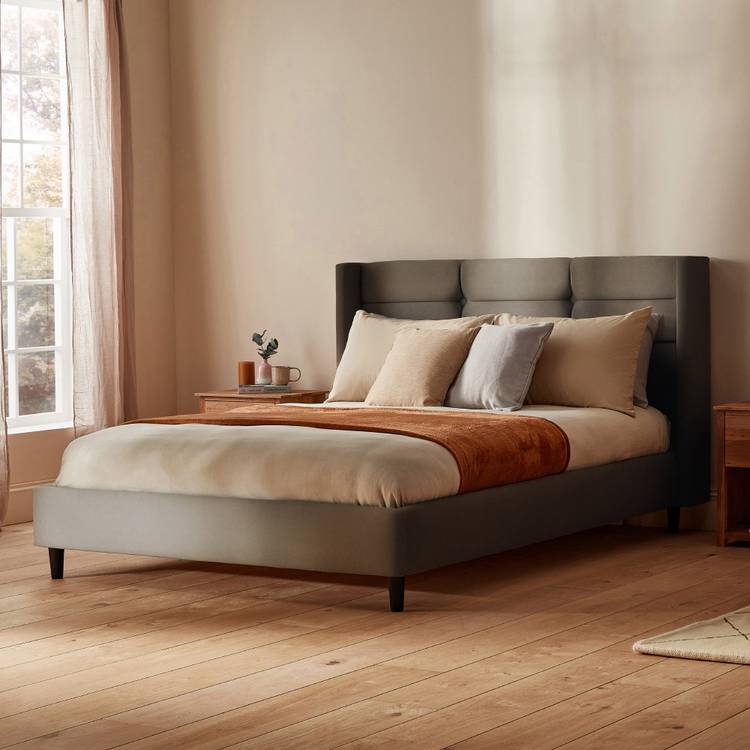 Silentnight Lilith Kingsize Velvet Bed Frame - Charcoal 0
