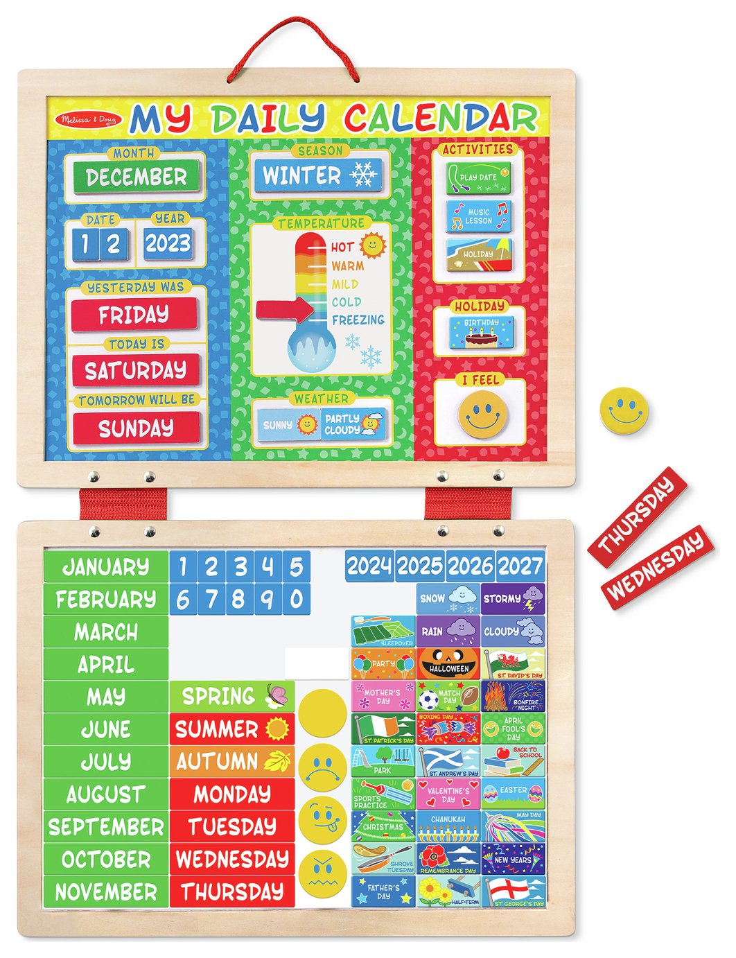 Melissa & Doug My First Daily Magnetic Calendar