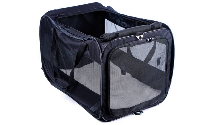 Streetwize Deluxe Collapsible Pet Car Kennel - Black