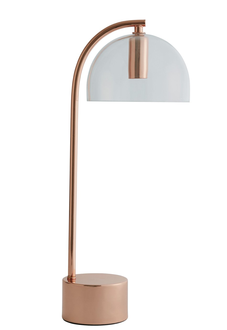 Habitat Ivar Table Lamp - Copper & Glass