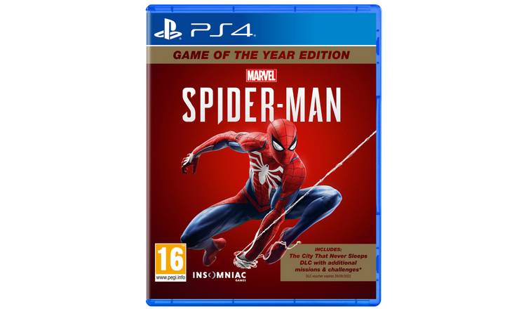 Buy Marvel's Spider-Man Game Of The Year Edition PS4 Game | PS4 games |  Argos