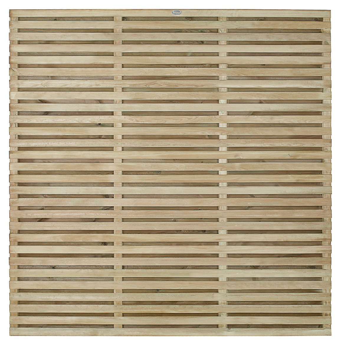 Forest Garden 6x6 Double Slatted Panel x3