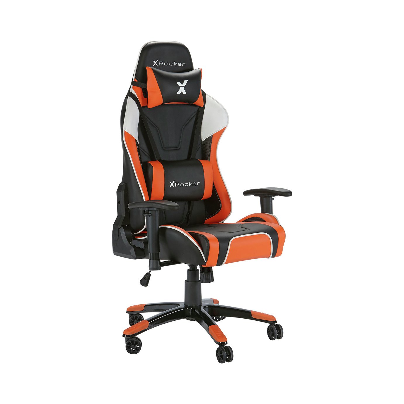 X Rocker Agility Sport Office Gaming Chair - Orange