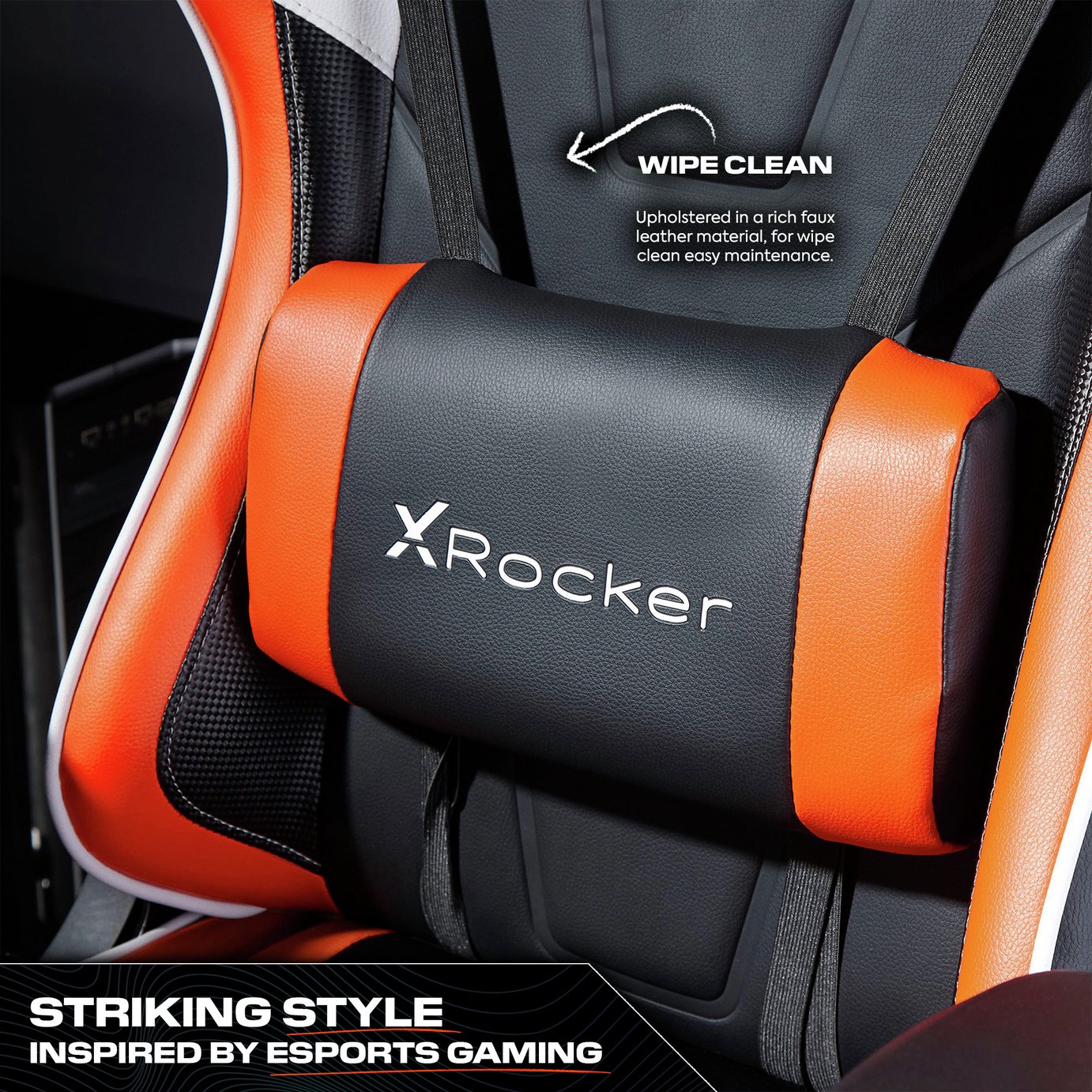 Buy X Rocker Agility Esport Office Gaming Chair - Orange | Office