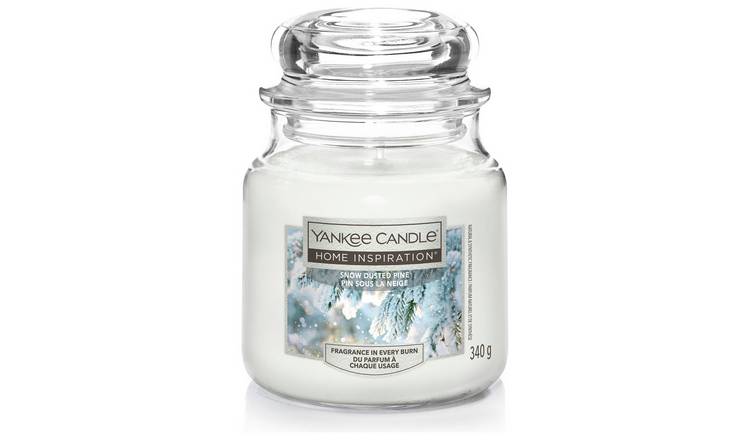 Buy Yankee Candle Medium Jar Candle - Snow Dusted Pine | Candles | Argos