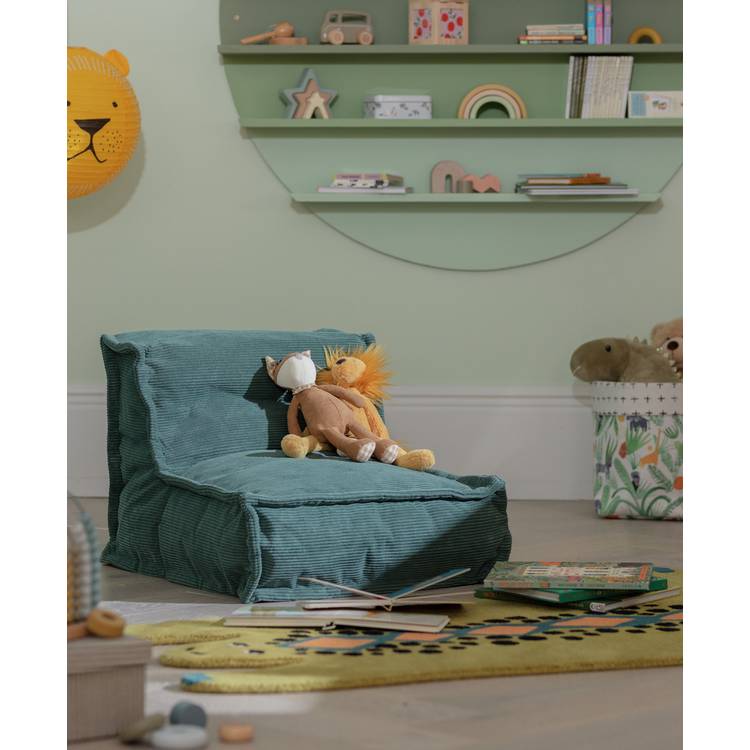 Kaikoo Kids Mini Estelle Cord Bean Bag - Green 0