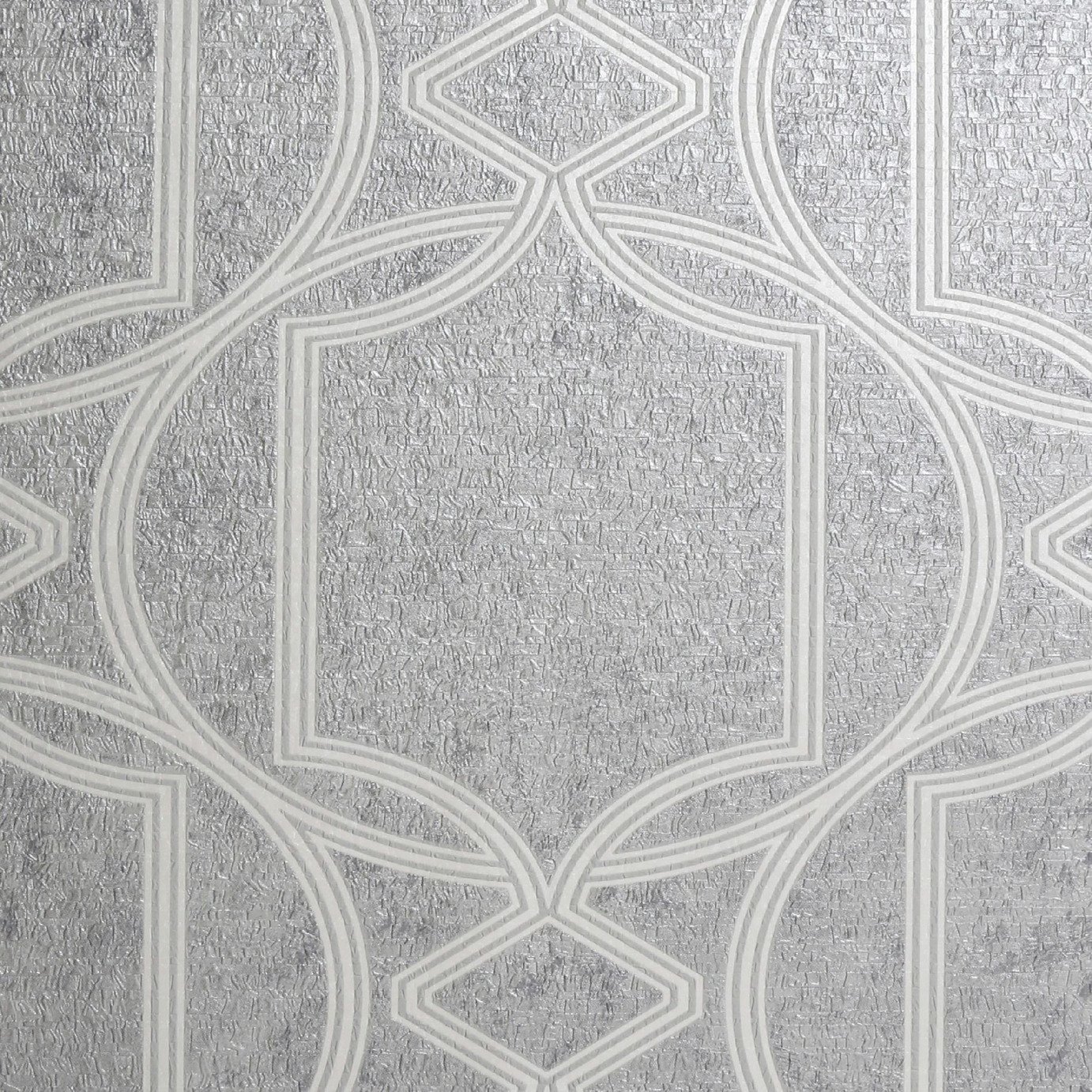 Boutique Deco Geometric Soft Grey Wallpaper Review