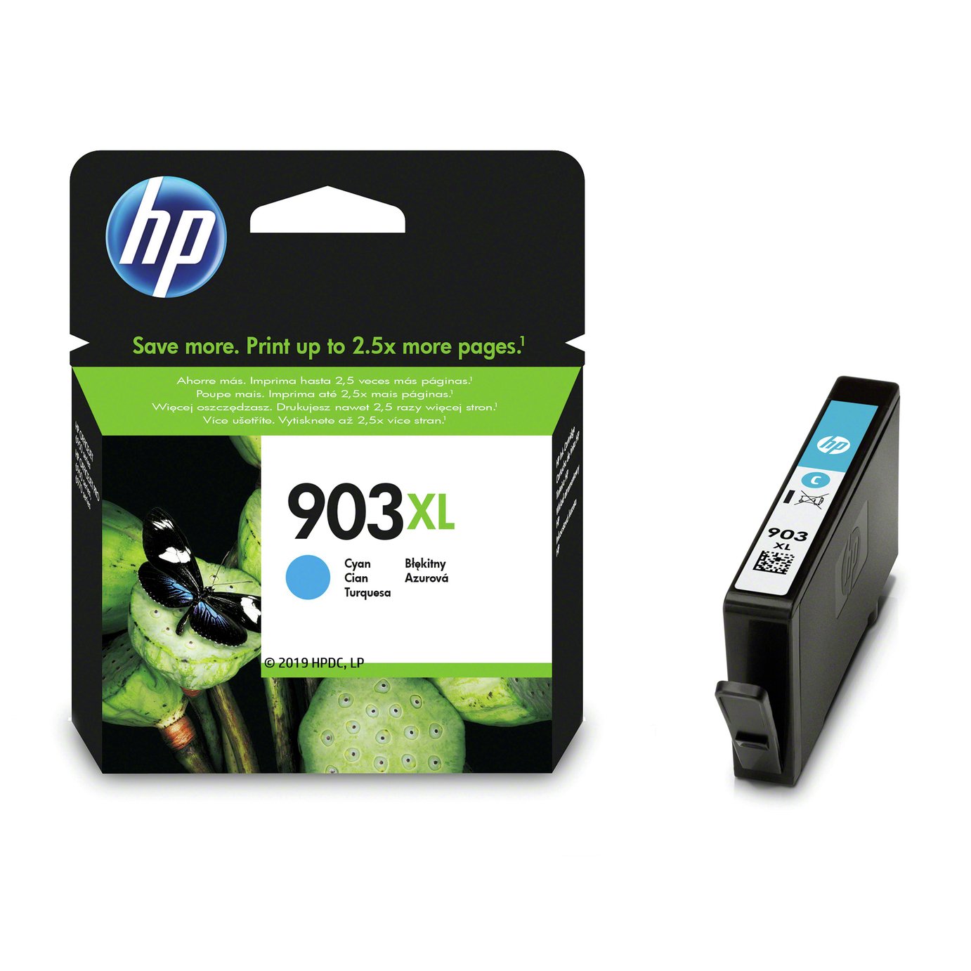 HP 903XL Yigh-Yield Original Ink Cartridge - Cyan