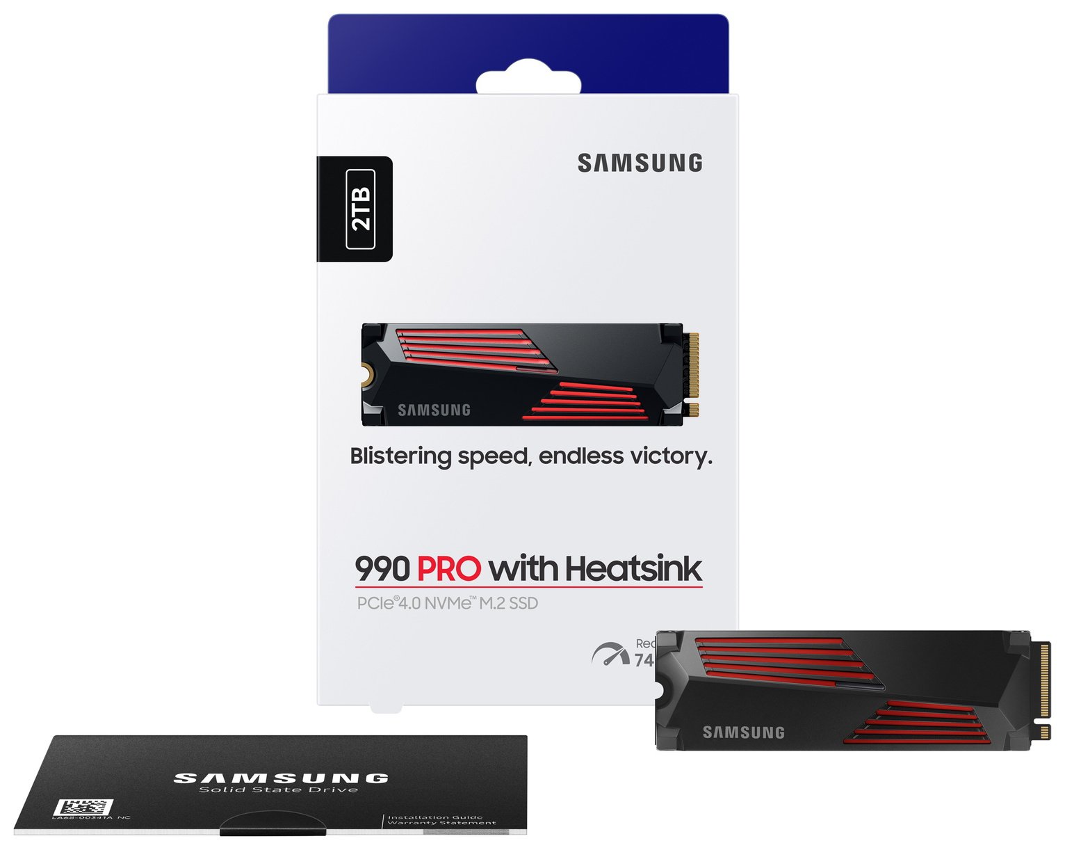 Buy Samsung 990 PRO Heatsink 2TB SSD for PC & PS5 | External hard