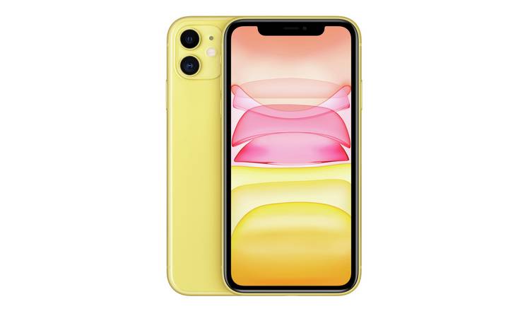 SIM Free iPhone 11 256GB Mobile Phone  - Yellow