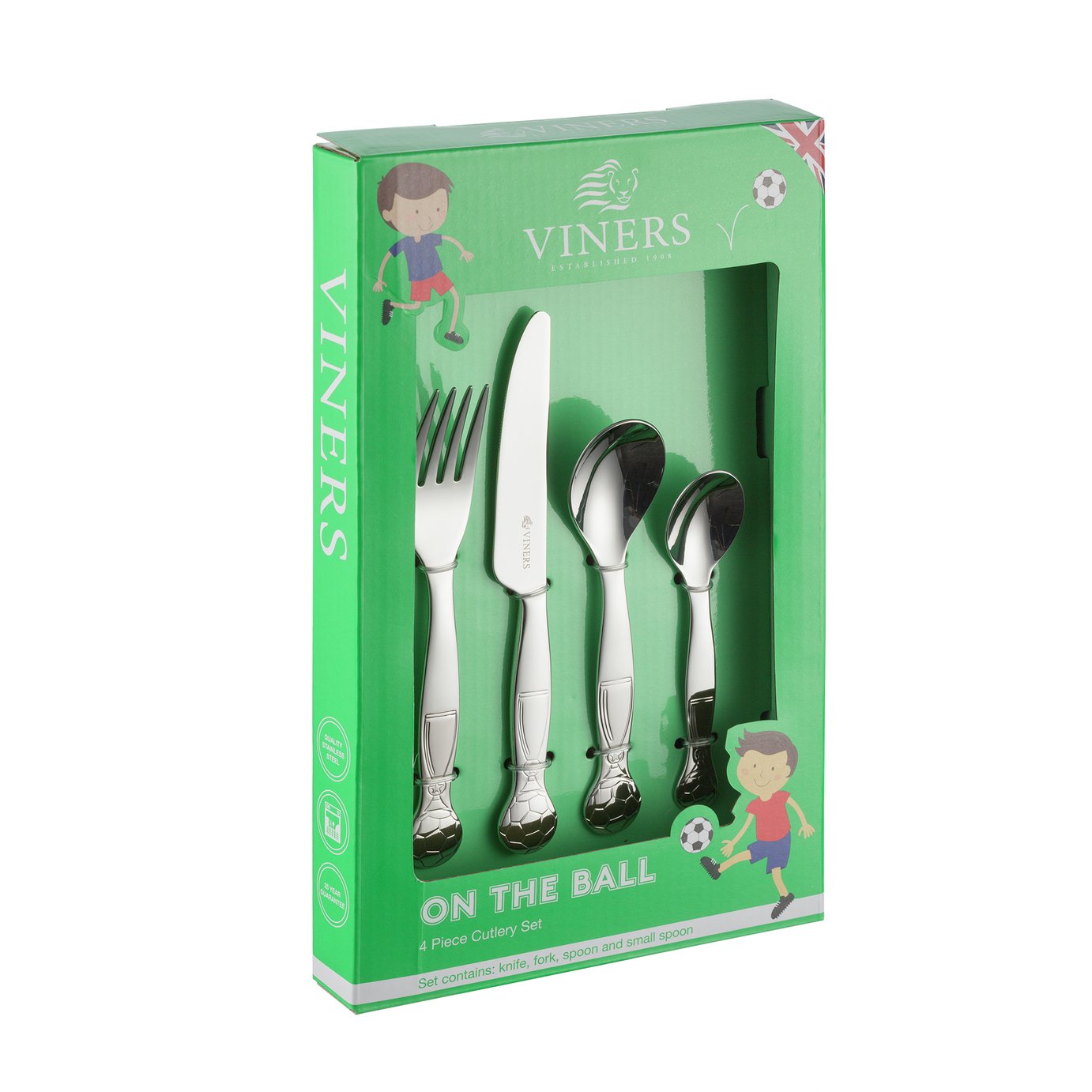 Viners On the Ball 4 Piece Kids Cutlery Set Review