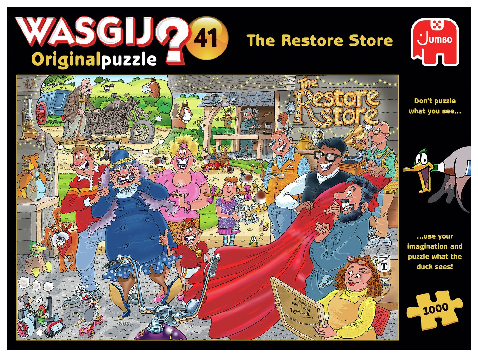 Wasgij Original 41 Restore Shop 1000 Piece Jigsaw Puzzle