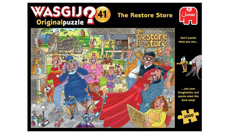 Wasgij Original 41 Restore Shop 1000 Piece Jigsaw Puzzle