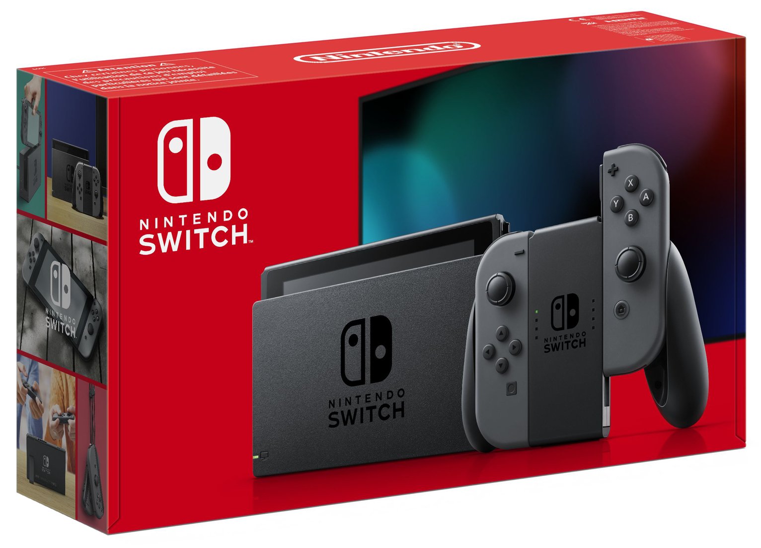 Nintendo Switch Console - Grey with improved battery