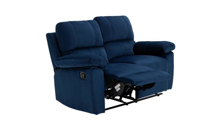 Velvet blue recliner new arrivals