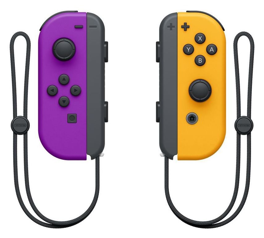 Nintendo Switch Joy-Con Controller Pair - Purple & Orange