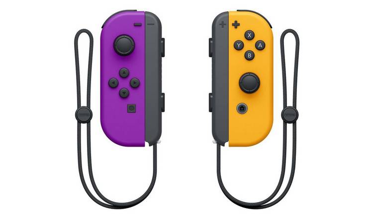 Nintendo Switch Joy-Con Controller Pair - Purple & Orange