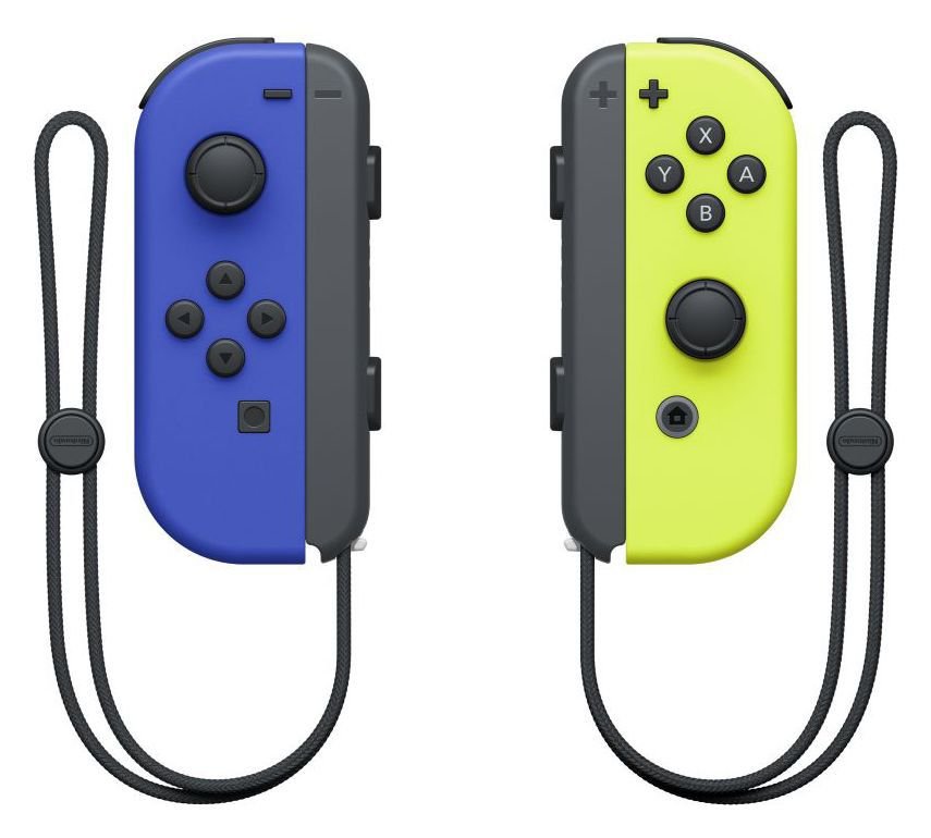 Nintendo Switch Joy-Con Controller Pair - Blue & Neon Yellow