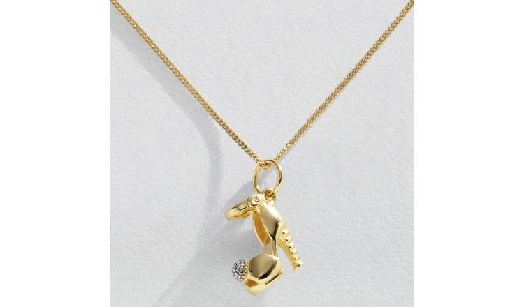 Argos gold necklace on sale womens