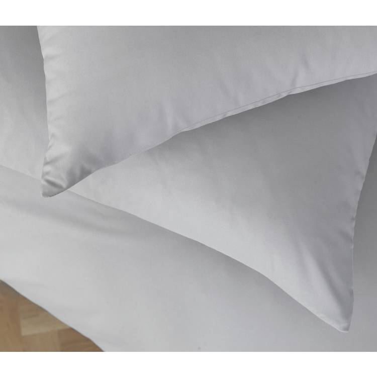 Silentnight Supersoft Plain Dove Grey Bedding Set - Kingsize 0