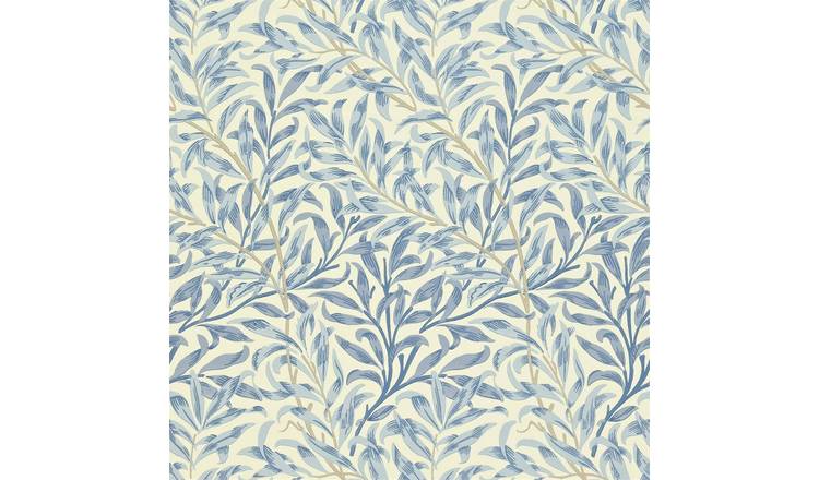 Morris & Co. Willow Bough Blue Floral Wallpaper