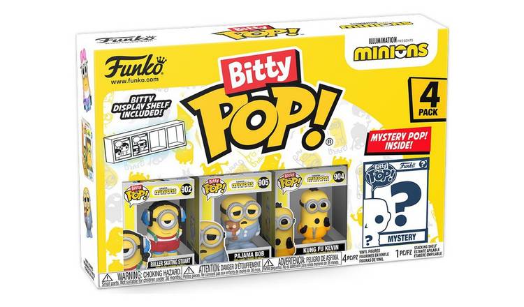 Funko Bitty POP Minions Roller Skating Stuart-Pack of 4