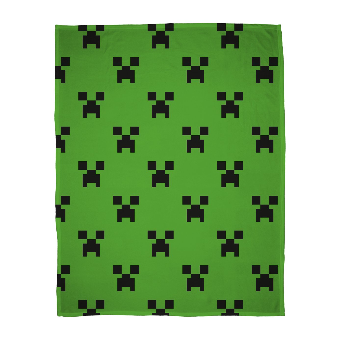 Minecraft Emerald Flannel Fleece