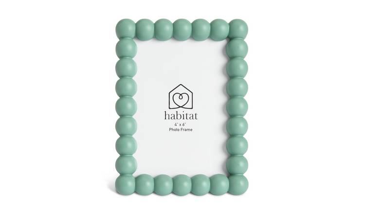 Habitat Bobble Picture Frame - Green - 4x6"