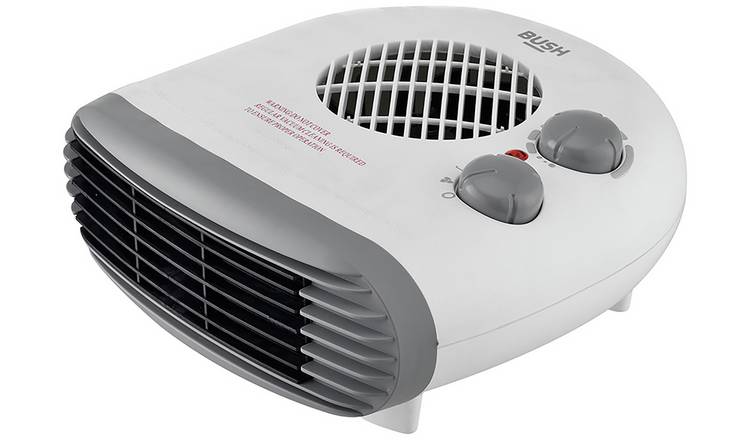 Buy Bush 2kW Flat Fan Heater | Heaters and radiators | Argos