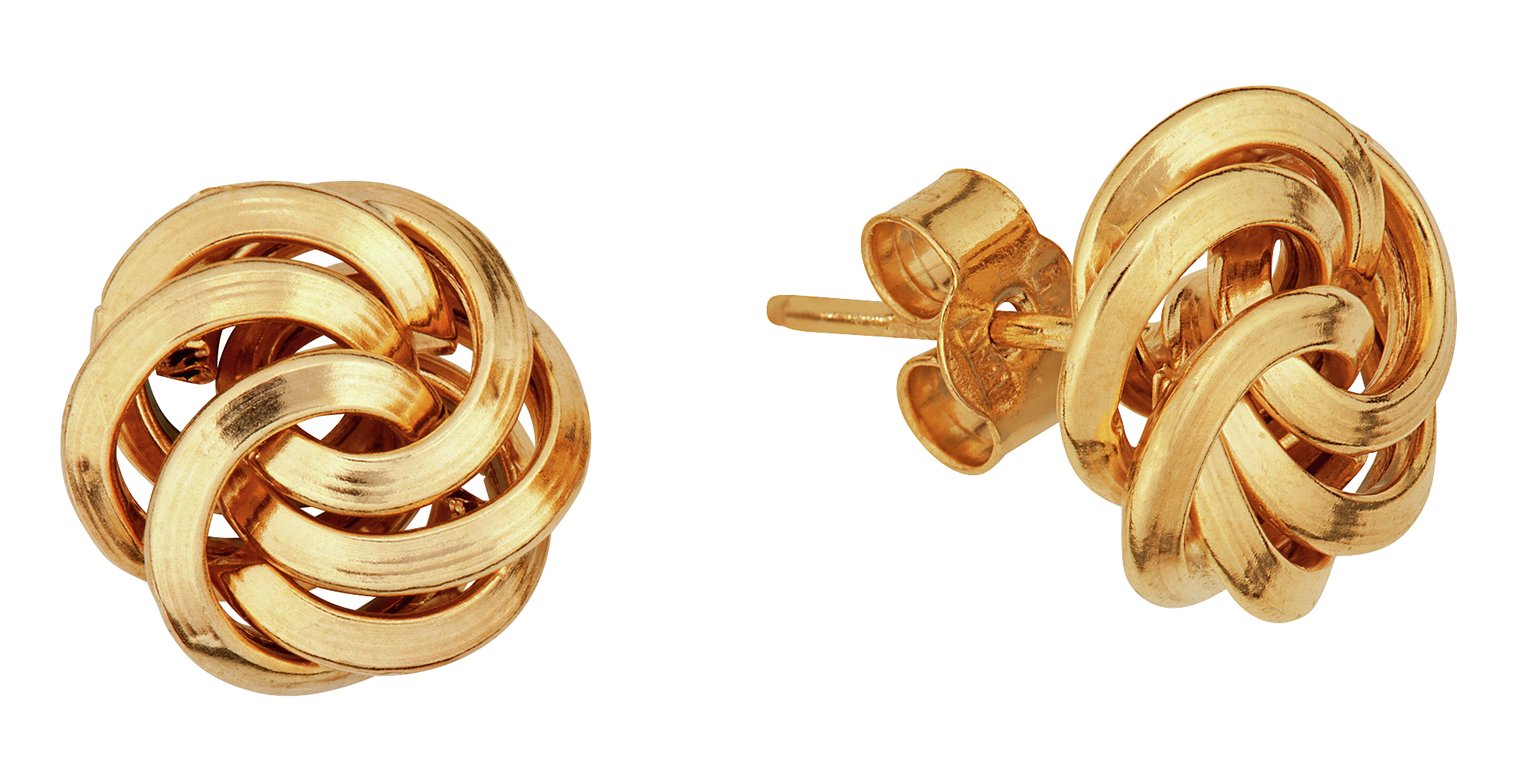 gold stud earrings for women