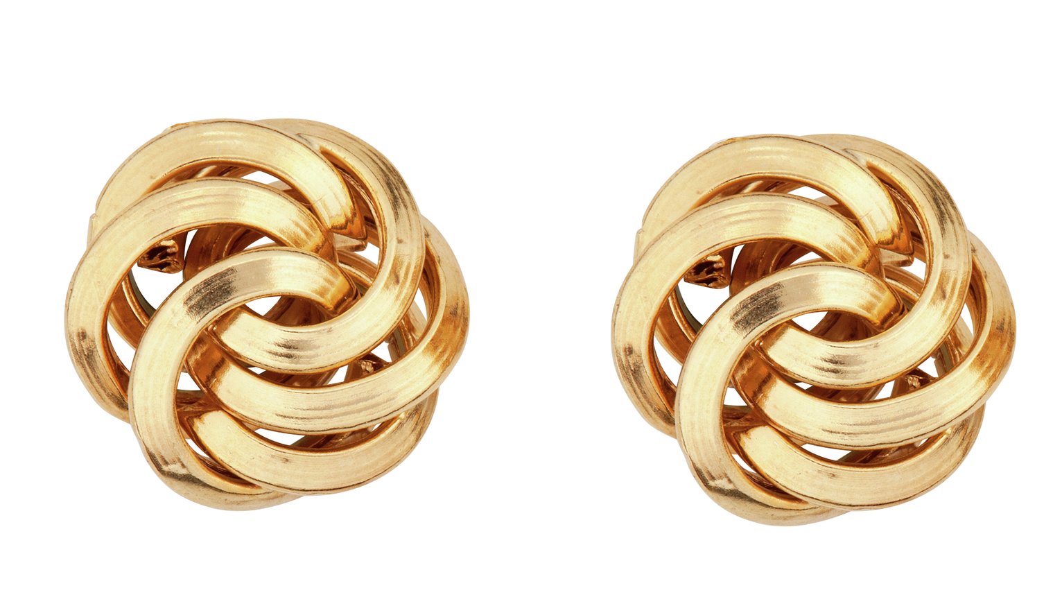 Revere 9ct Yellow Gold Knot Stud Earrings Review