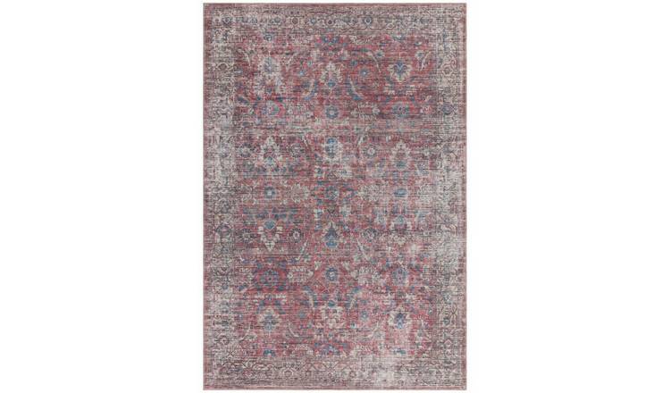 Mega Flooring Red Traditional Abstract Rug - 120 x 170cm