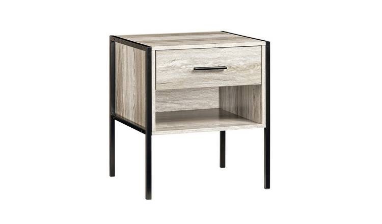 Vida Designs Brooklyn 1 Drawer Bedside Cabinet - Grey