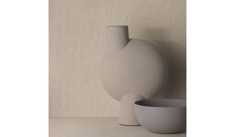 Grandeco Boutique Driftwood Seagrass Effect Embossed Wallpaper - Neutral