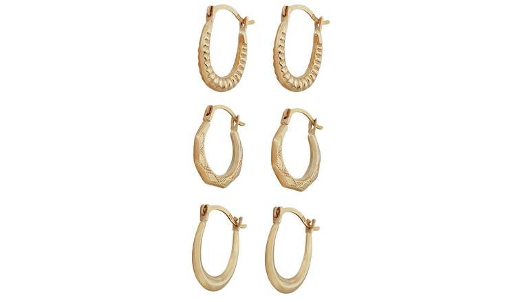 Argos jewellery clearance hoop earrings