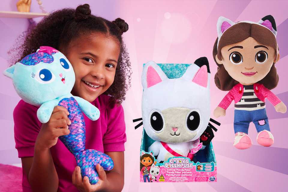 Gabby Doll House Toys Baby Girls Soft Doll Cute Cuddly Stuffed Toy Girl  Decoration Companion Toys Doll PP Cartoon