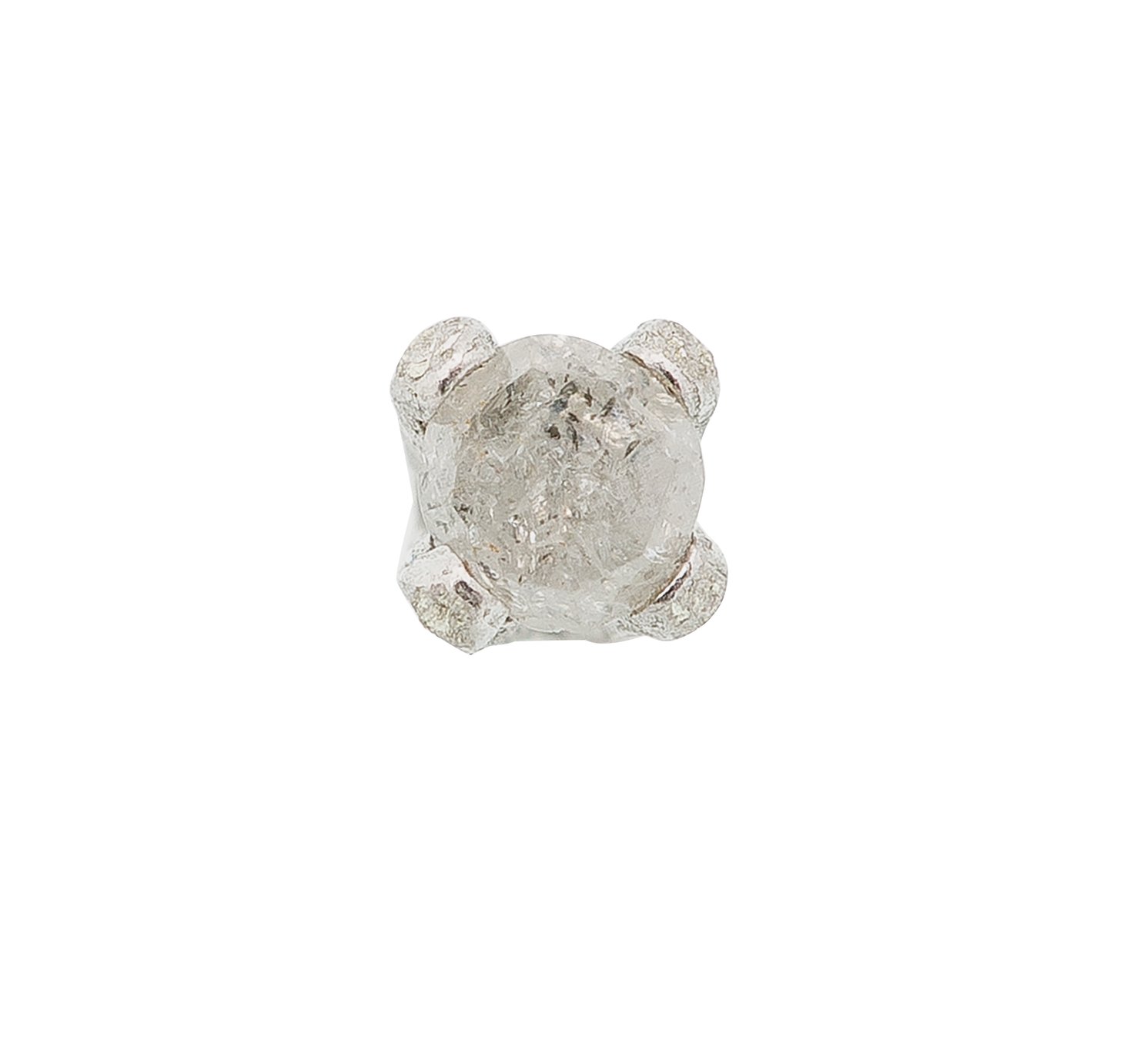 State of Mine 9ct White Gold Diamond Accent Nose Stud