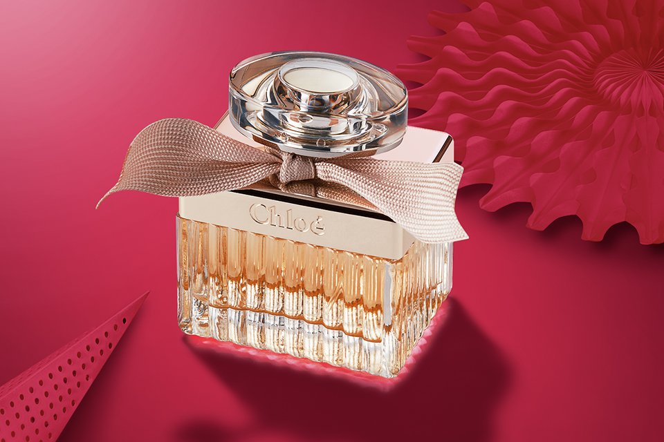 A Chloe perfume bottle.