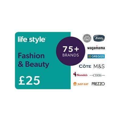 A Lifestyle Fashion 25 GBP Gift Card.